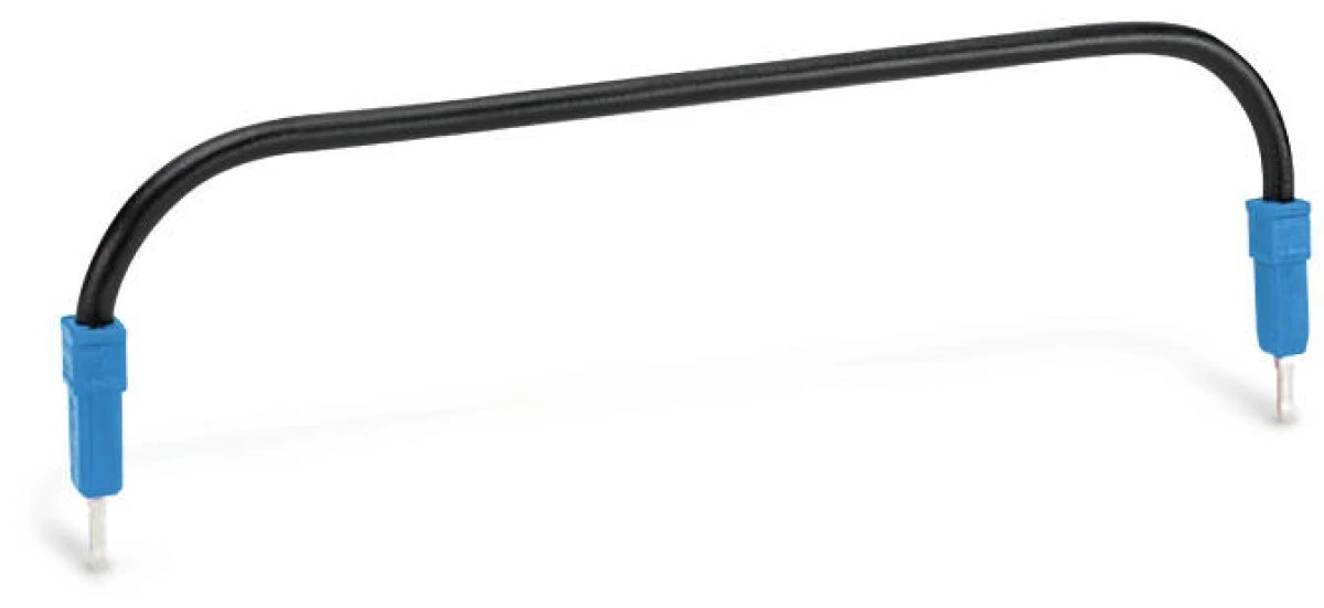 Mostek przewodowy z izolacją L = 110 mm niebieski 2009‑414/000‑006 /10szt./ - obrazek 1