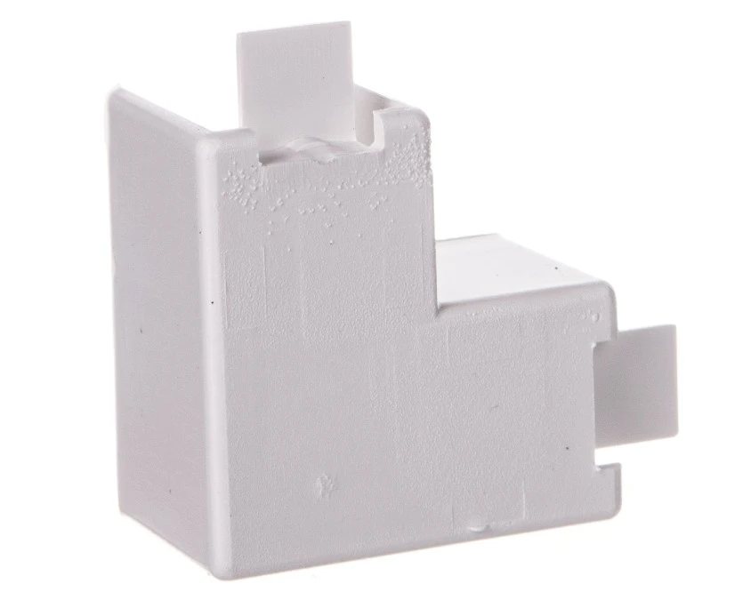 Narożnik do kanałów kablowych płaskiAP 15x17 biały /2szt/ ECAP1517B - obrazek 1