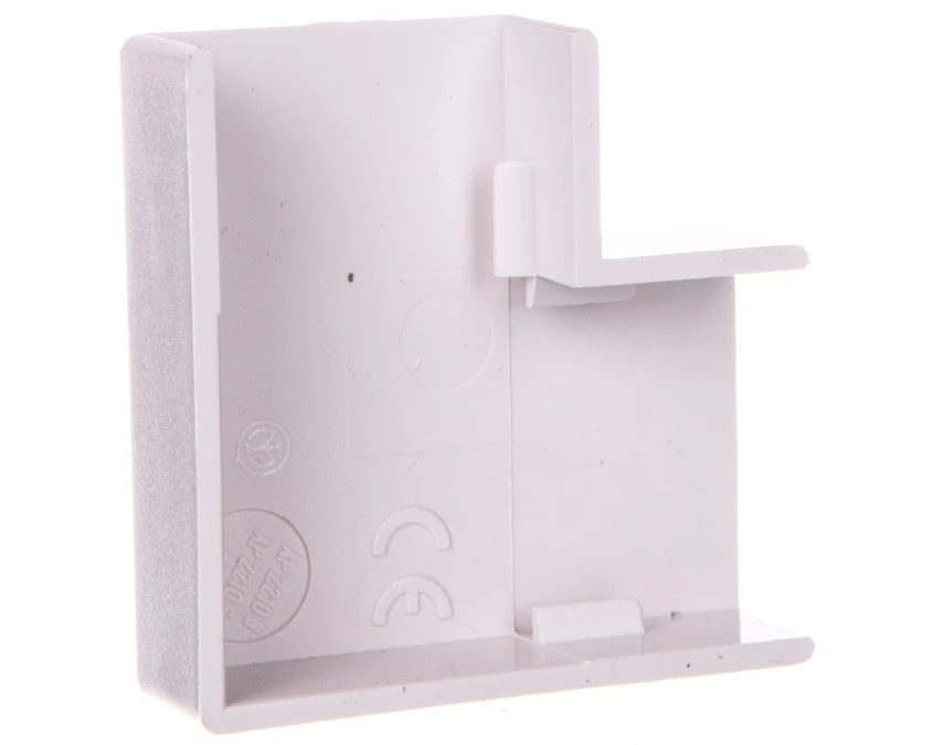 Narożnik do kanałów kablowych płaskiAP 22x10 biały /2szt/ ECAP2210B - obrazek 2