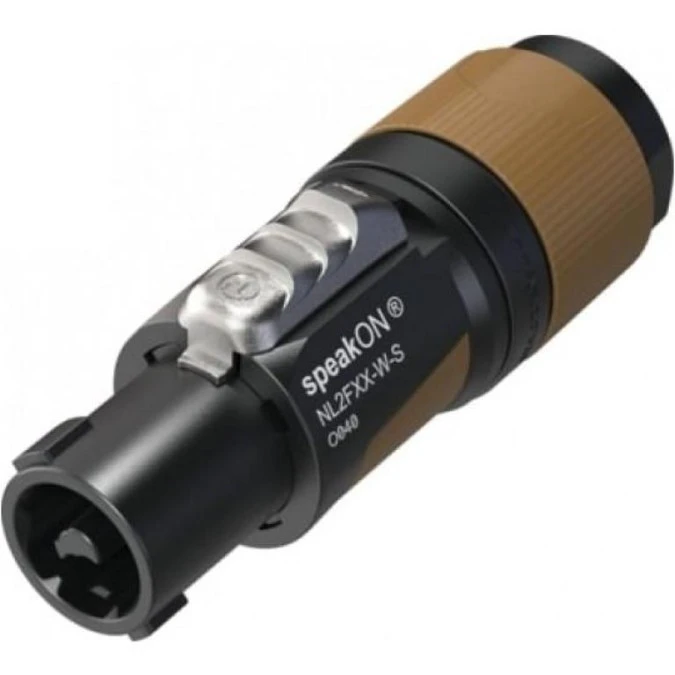 NEUTRIK Wtyk Speakon 2‑pin na kabel do 12,0mm NL2FXX‑W‑S - obrazek 1