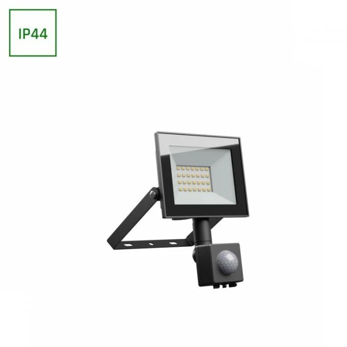 Naświetlacz LED z czujnikiem PIR NOCTIS LUX 4 20W 1650lm 4000K IP44 czarny - obrazek 1