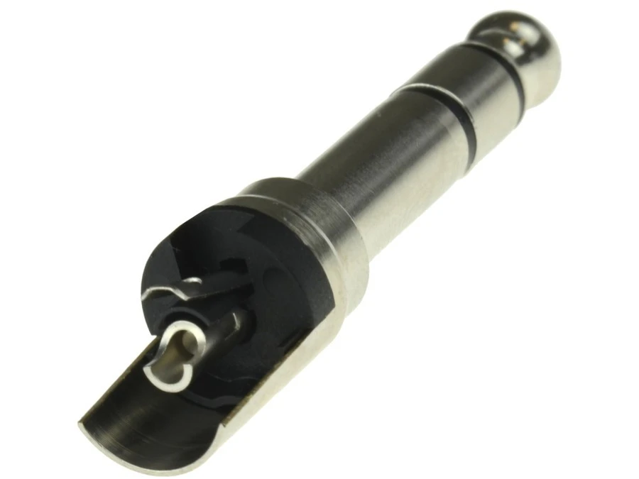 NEUTRIK Wtyk instrumentalny Jack 6,3mm Stereo na kabel do 7,0mm niklowany czarny NP3X‑BAG - obrazek 2