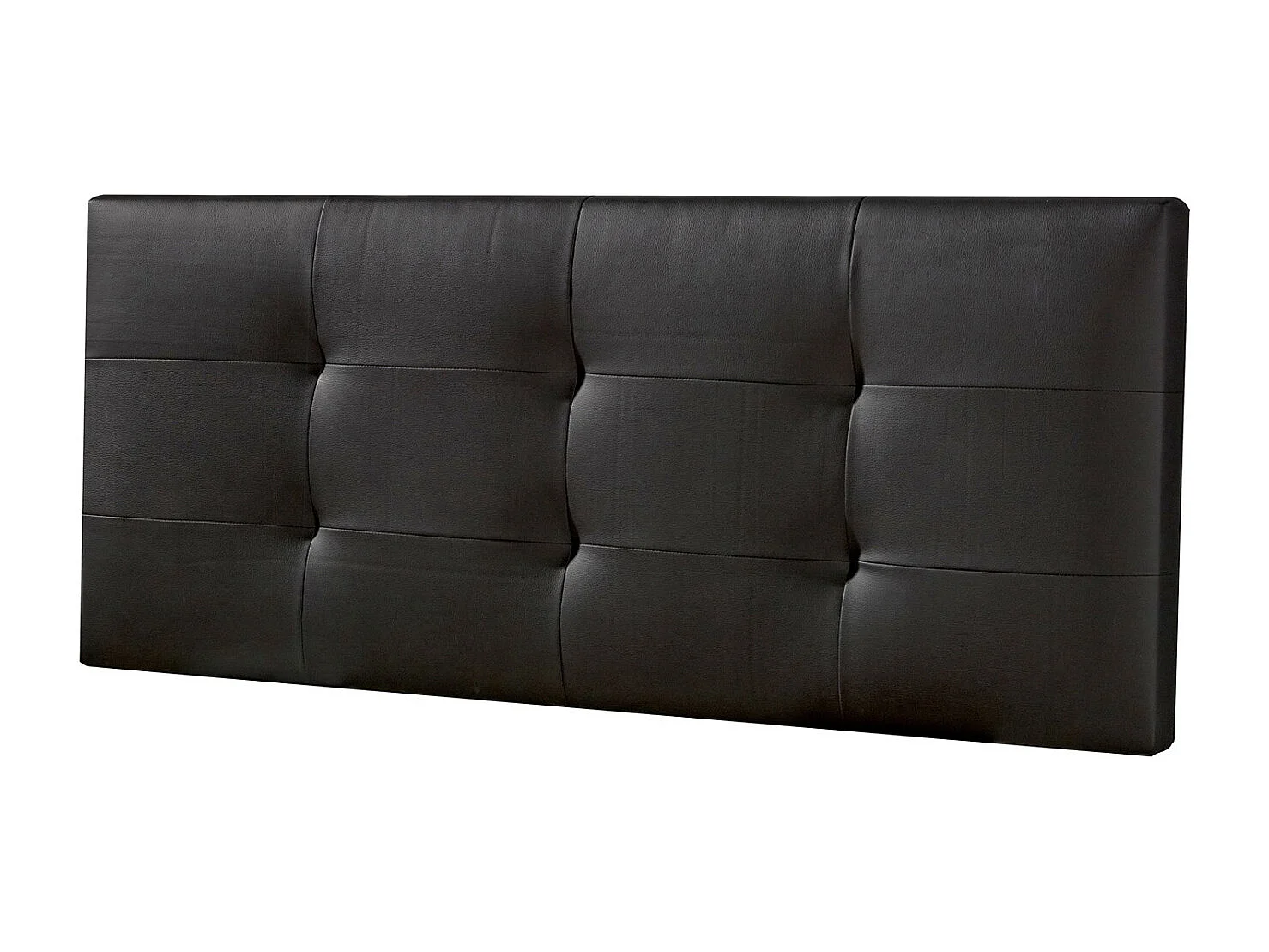 Kolumna Głowica łóżka Carla 140×60 cm Czarny, wyściełana pianką 143107