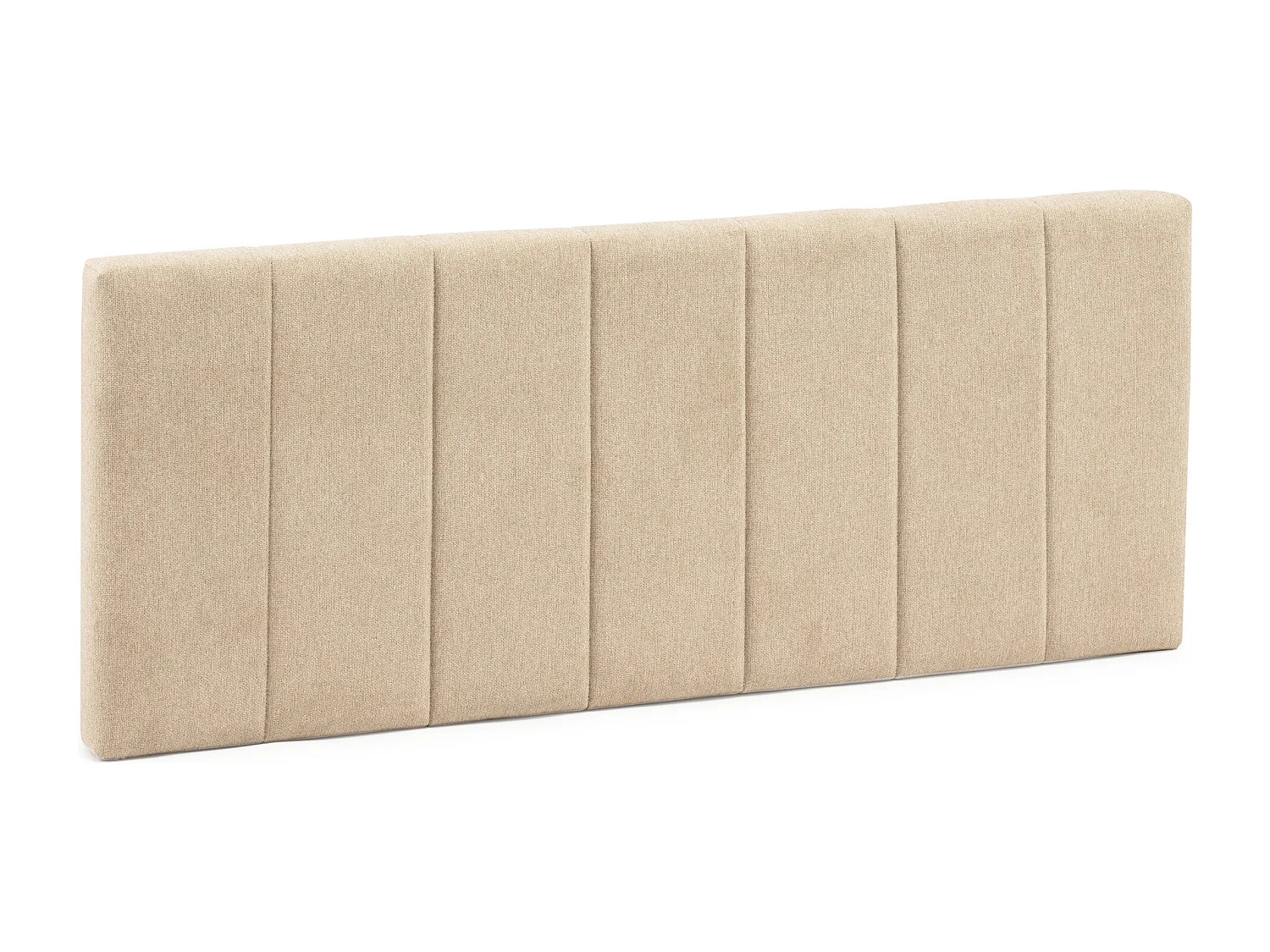 Kolumna tapicerowana na głowicę łóżka Creta 140×60 cm Kolor Beżowy, grubość 8 cm. 143145