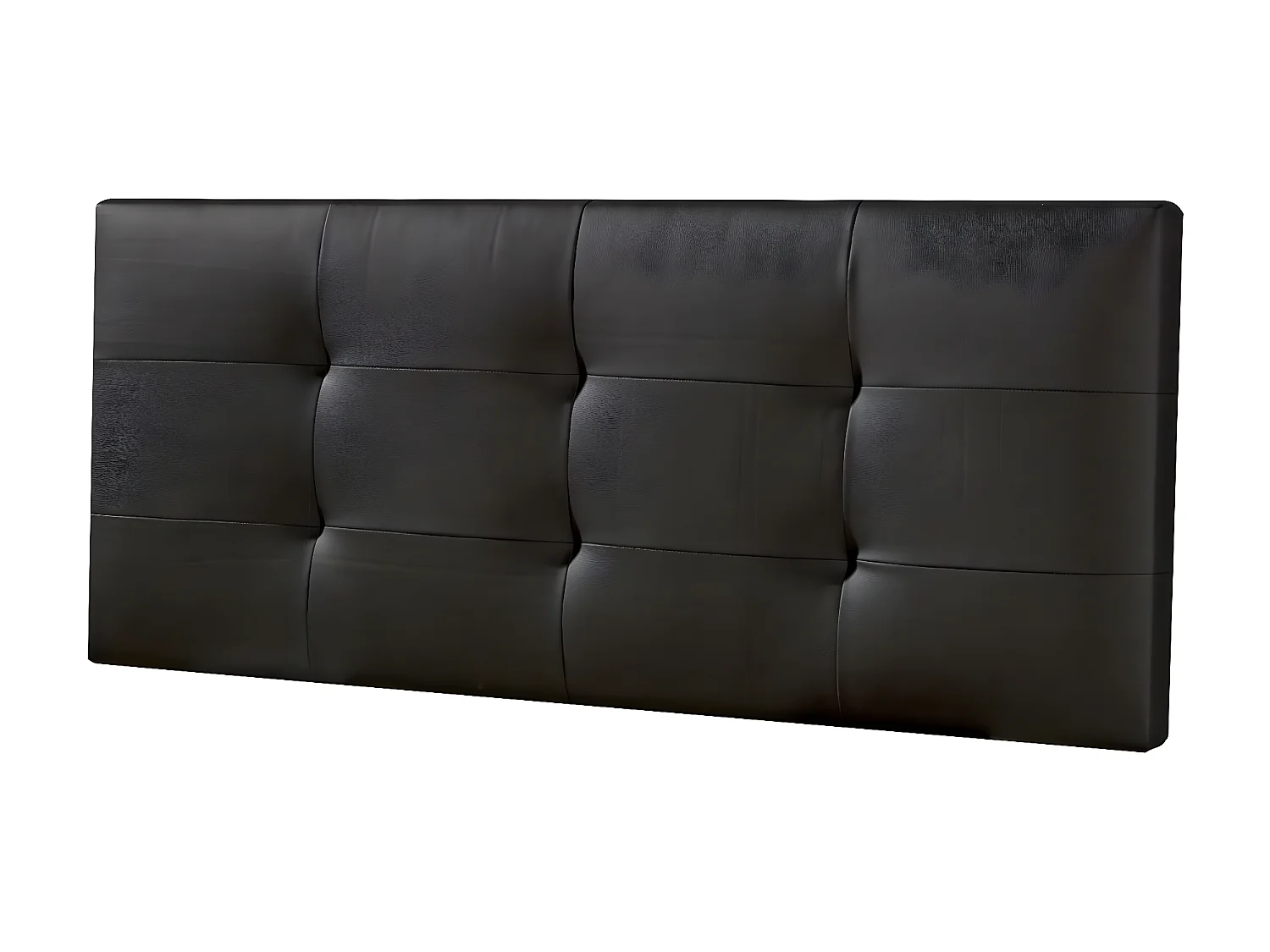 Kolumna Głowica łóżka Carla 150×60 cm Czarny, wyściełana pianką 143119