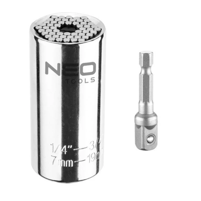 Nasadka uniwersalna 7‑19 mm, 1/4‑3/4 - obrazek 1
