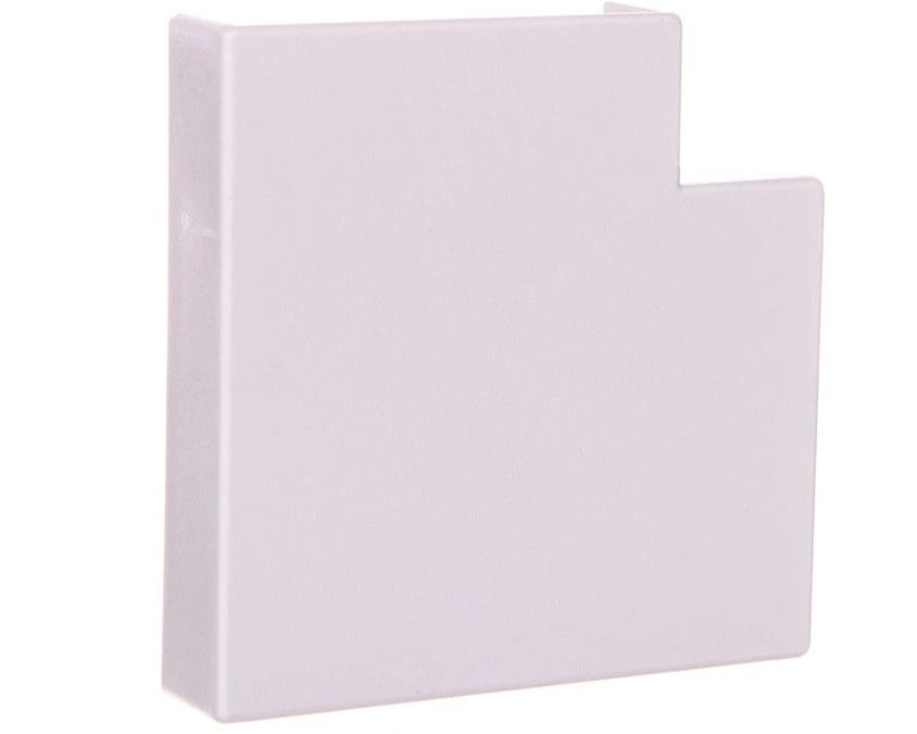 Narożnik do kanałów kablowych płaskiAP 40x10 biały /2szt/ ECAP4010B - obrazek 1
