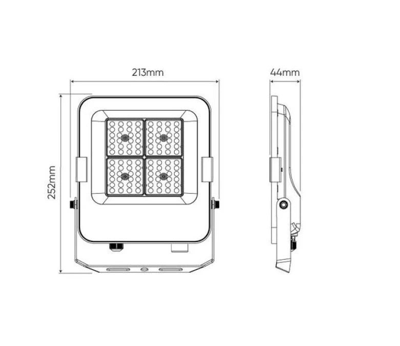 Naświetlacz projektor LED Floodlight 30W 3000K 4000K 5000K 140lm/W 4200lm 120st. 5 lat gwar. - obrazek 2