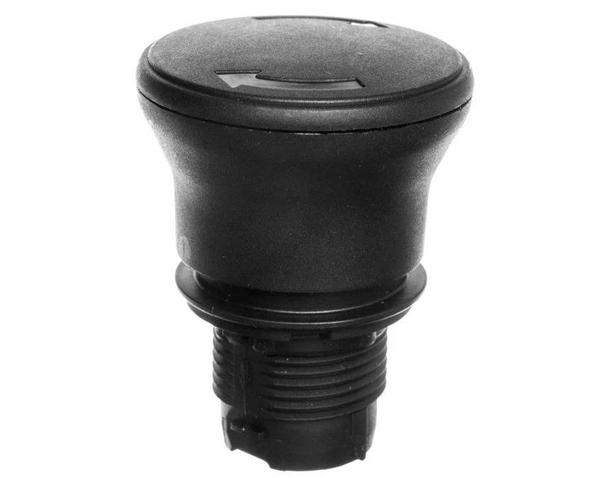 Napęd przycisku grzybkowego 40mm czarny bez samopowrotu obrotowy bez adaptera LPCB6342 - obrazek 2