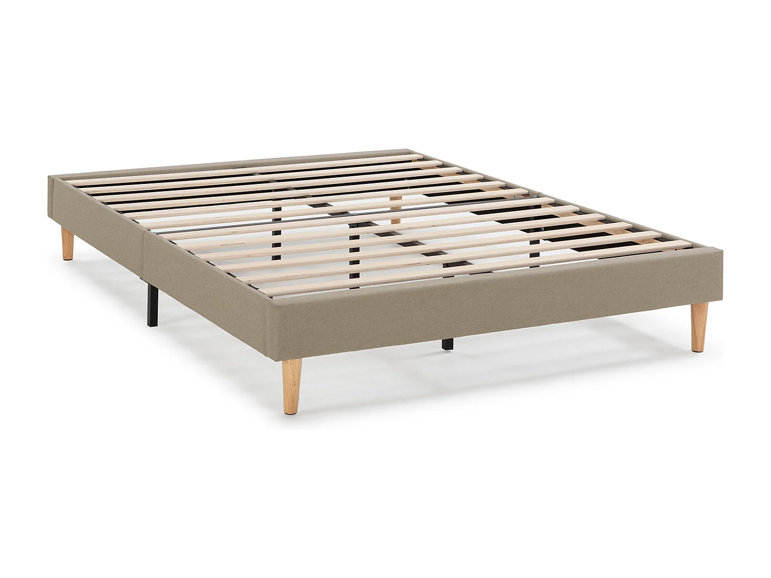 Kolumnowy materac tapicerowany Aura 140×200 cm Beżowy, Wysokość 30 cm 1268815