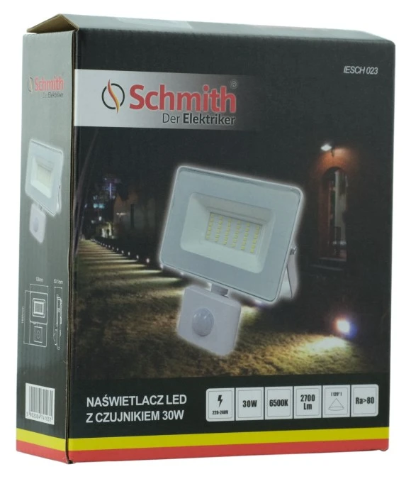 Naświetlacz ledowy 30W z sensorem IESCH 023 - obrazek 3