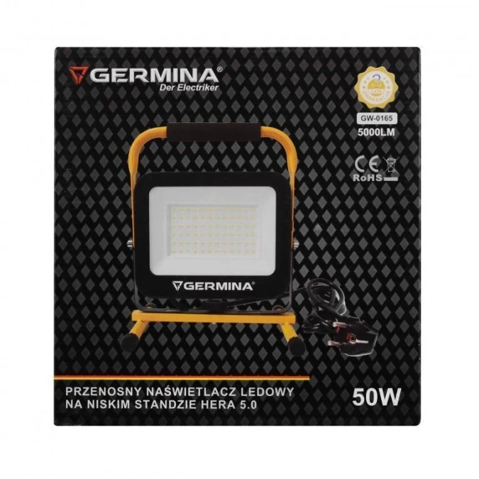 Naświetlacz na niskim standzie 50W Hera 5.0 GW‑0165 - obrazek 2