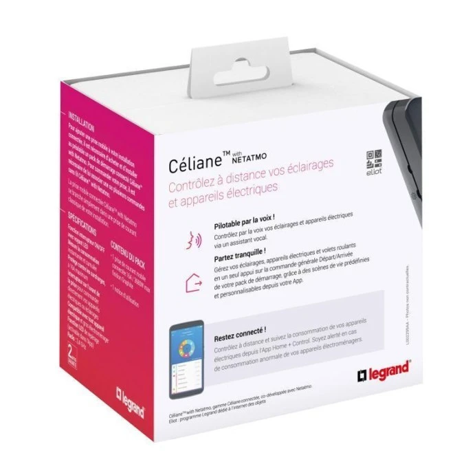 Netatmo gniazdo mobile connected 16A czarne 064887 - obrazek 2