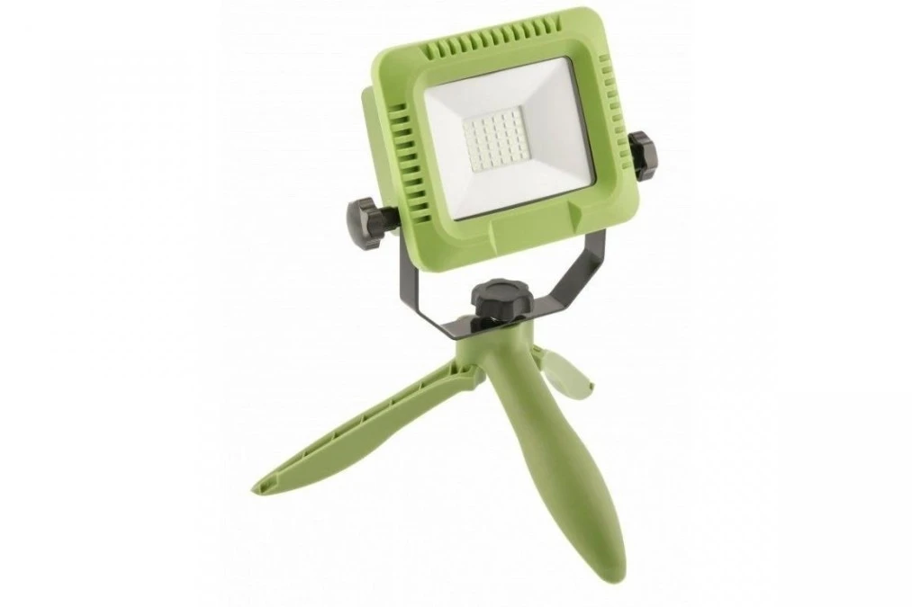 Naświetlacz LED z akumu, ALLEDO 20W,1600lm,AC220‑240V,50/60 Hz,PF0,5,RA80,IP54,120,6400K,zielony - obrazek 1