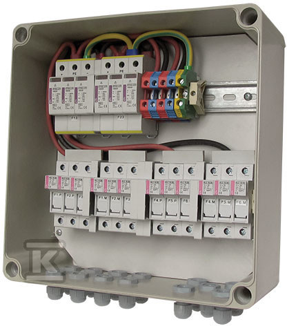 Rozdzielnica PV 1000V - 2 wyjścia SBPV 1000/4XIN/F/C/NS/2XOUT 001110026 - obrazek 1
