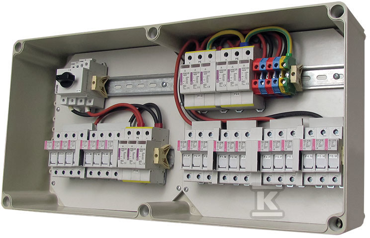 Rozdzielnica PV 1000V – 3 wyjścia SBPV 1000/4XIN/F/C/S/3XOUT 001110043