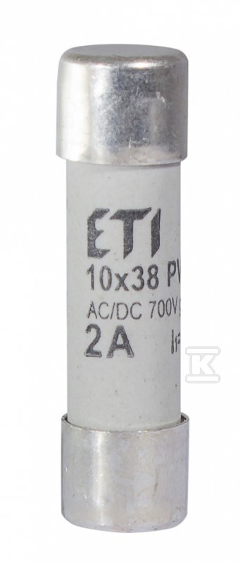 Wkładka topikowa cylindryczna PV gR 700V CH10X38 GR 2A/700V AC/DC 002625017 - obrazek 1