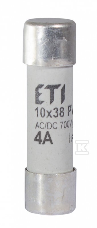 Wkładka topikowa cylindryczna PV gR 700V CH10X38 GR 4A/700V AC/DC 002625018 - obrazek 1