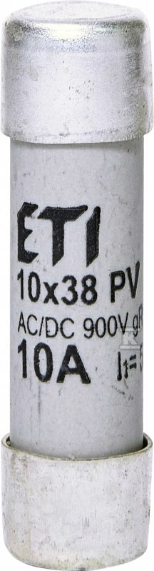 Wkładka topikowa cylindryczna PV gR 900V CH10X38 GR 10A/900V AC/DC 002625031 - obrazek 1