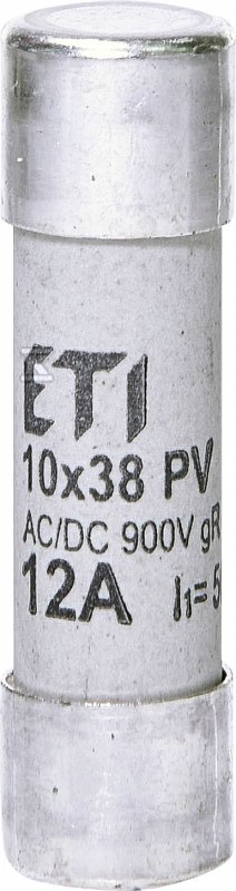Wkładka topikowa cylindryczna PV gR 900V CH10X38 GR 12A/900V AC/DC 002625032 - obrazek 1
