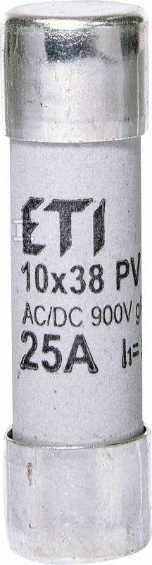 Wkładka topikowa cylindryczna PV gR 900V CH10X38 GR 25A/900V AC/DC 002625035 - obrazek 1
