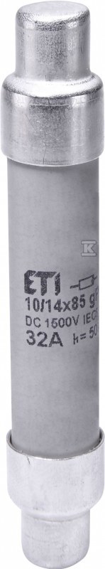 Wkładka topikowa cylindryczna PV CH10/14X85 GPV 25A/1500V 002626235 - obrazek 1