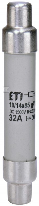 Wkładka topikowa cylindryczna PV CH10/14X85 GPV 32A/1500V 002626237 - obrazek 1