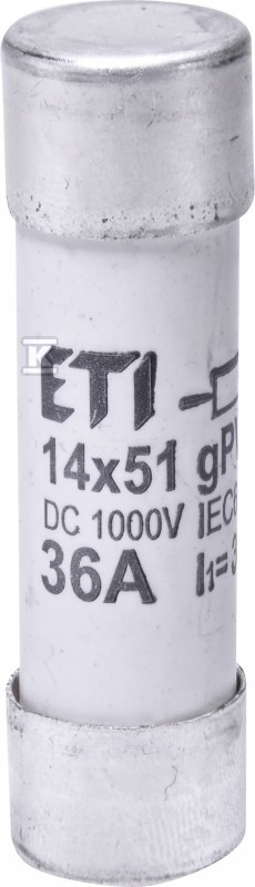 Wkładka topikowa cylindryczna PV CH14X51 GPV 25A/1000V DC 002637109 - obrazek 1