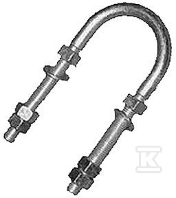 Wieszak śrubowo kabłąkowy L70 h-130 130MM 002912112 - obrazek 1