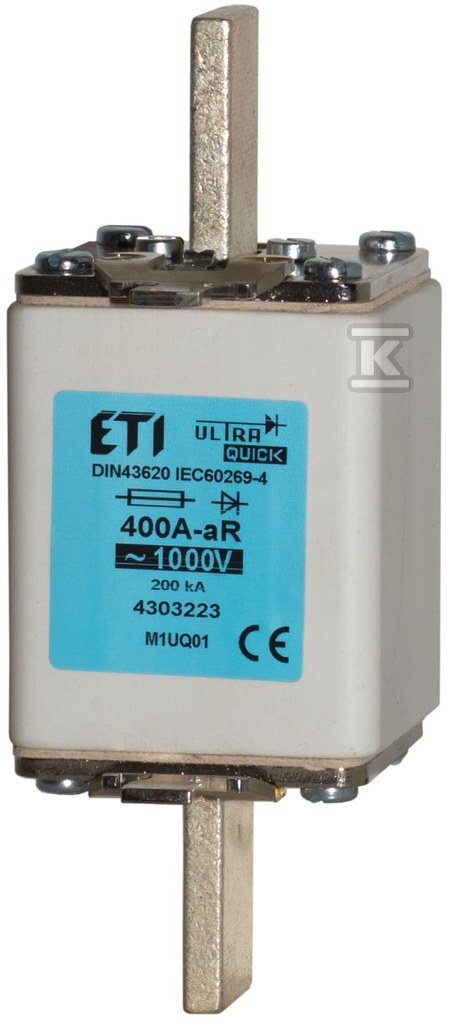Wkładka bezpiecznikowa - NH2 UQ01 aR 350A/1000V - ultraszybka 004304222 - obrazek 1