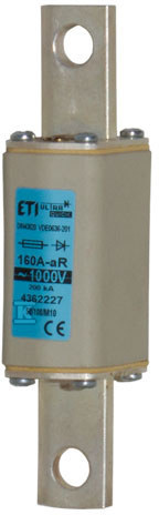 Wkładka bezpiecznikowa - NHS0/108/M10 aR 16A/1000V - ultraszybka / zaciski śrubowe 0 004362217 - obrazek 1