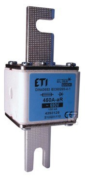 Wkładka bezpiecznikowa - NHS2/110/M UQ01 aR 400A/690V - ultraszybka / zaciski śrubowe S 004394723 - obrazek 1