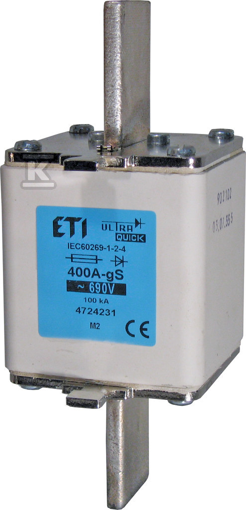 Wkładka bezpiecznikowa - NH1 gS 315A/690V - ultraszybka / gS 004723233 - obrazek 1