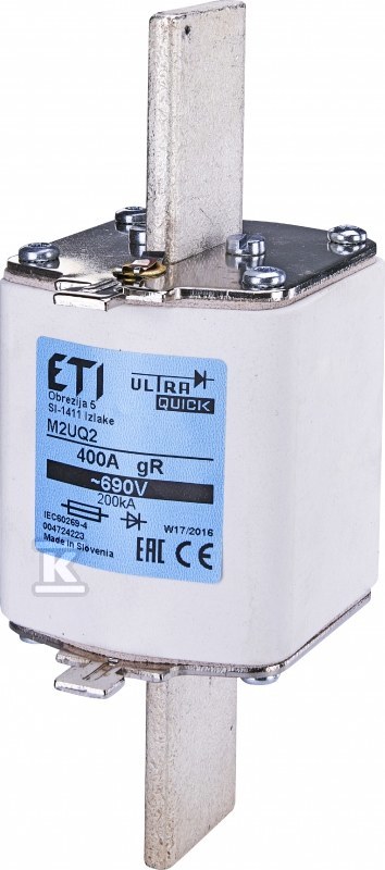 Wkładka bezpiecznikowa - NH2 UQ2 gR 160A/690V - ultraszybka 004724216 - obrazek 1