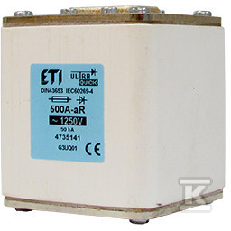 Wkładka bezpiecznikowa - NHG3/M UQ01 aR 315A/1250V - ultraszybka 004735140 - obrazek 1