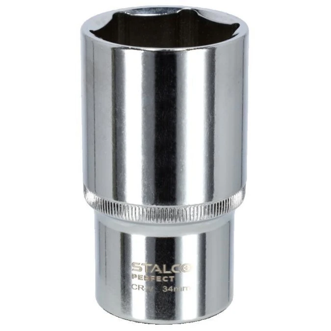 Nasadka sześciokątna głęboka 1/2” 34mm CrV STALCO PERFECT S‑85976 - obrazek 1