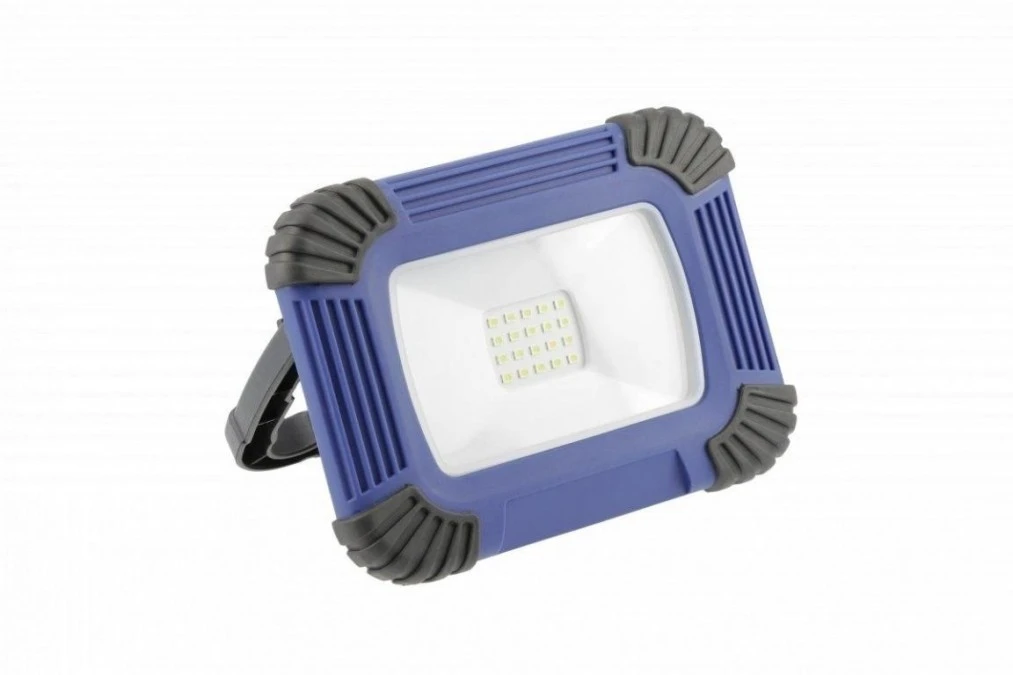 Naświetlacz LED z akumu. ONYX 10W,800lm,USB 5V/1A,RA80,IP54,120,6400K,niebieski - obrazek 1