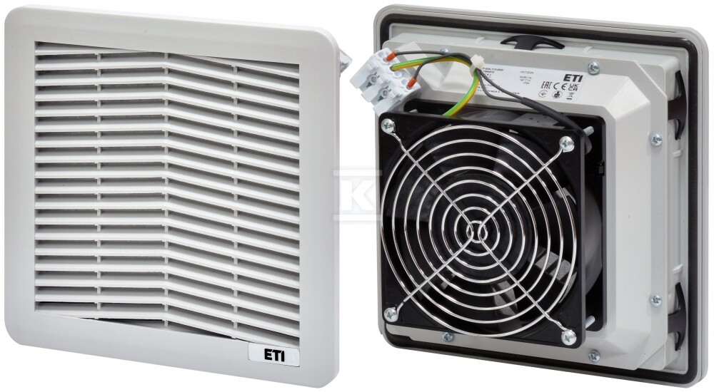 Wentylator filtrujący 110m3/h, 230V AC, 204x204, IP54 EF-204-110-230V 001344012 - obrazek 1