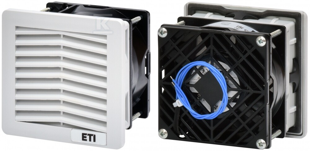 Wentylator filtrujący 22m3/h, 230V AC, 107x107, IP54 EF-107-22-230V 001344010 - obrazek 1