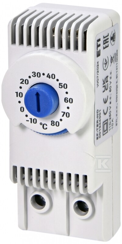 Termostat -10÷80st.C, 1NO EF-TER-NO 001344001 - obrazek 1