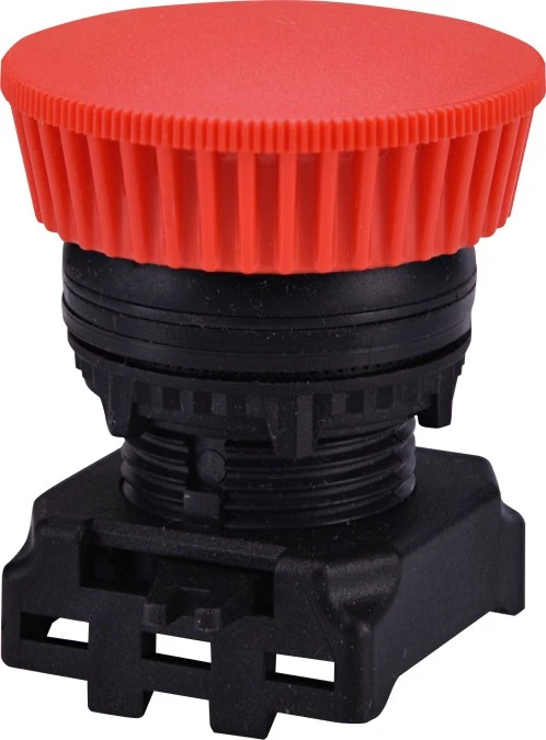 Napęd z guzikiem grzybkowym, 40 mm, Czerwony EGM‑P‑R 004771280 - obrazek 1