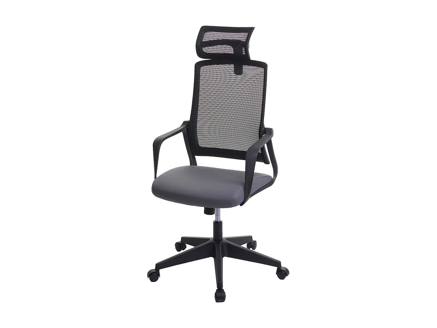 Krzesło biurowe MCW-J52, szary 2026481 - obrazek 1