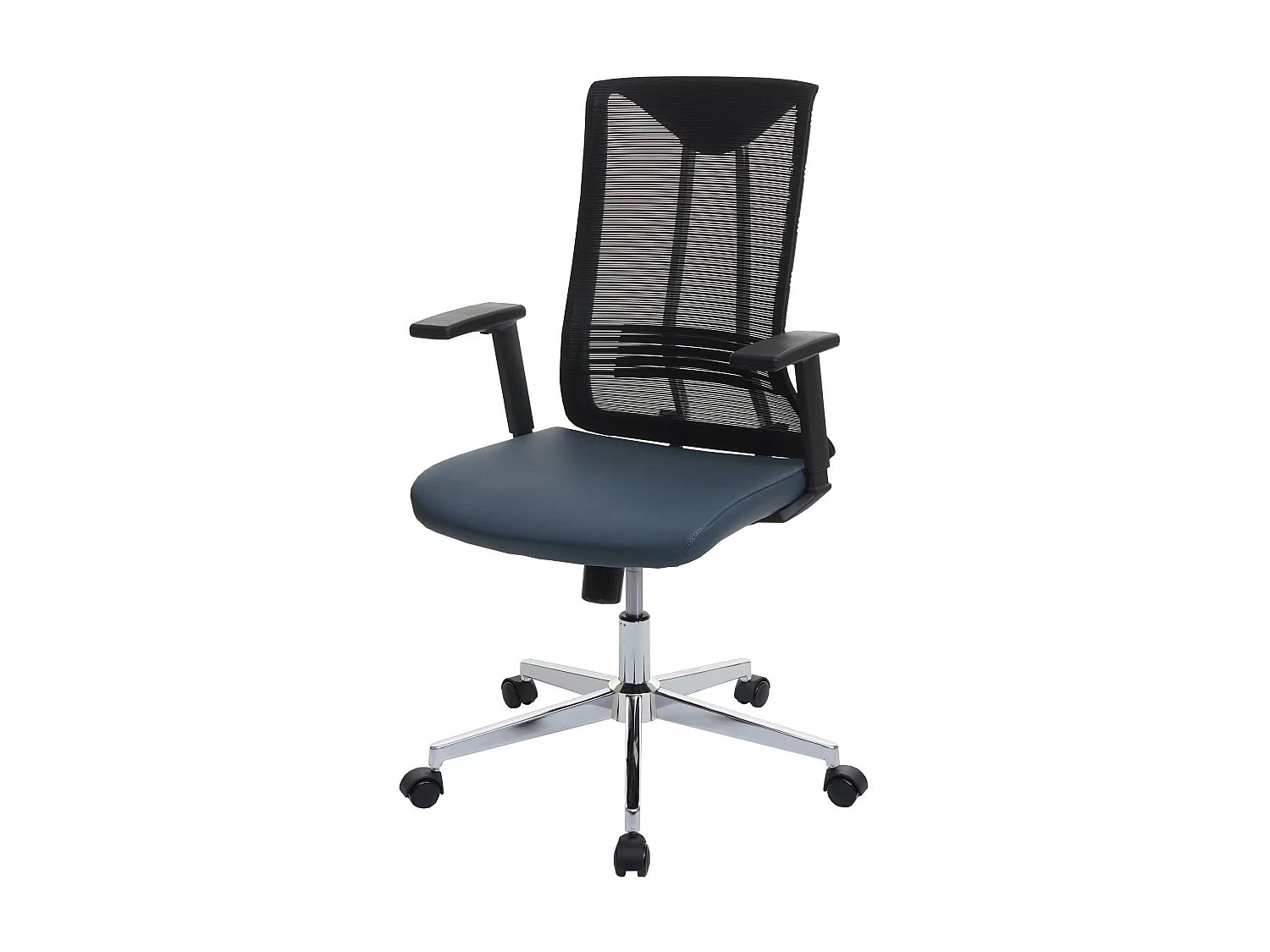 Krzesło biurowe MCW-J53, niebiesko-szary 2045055