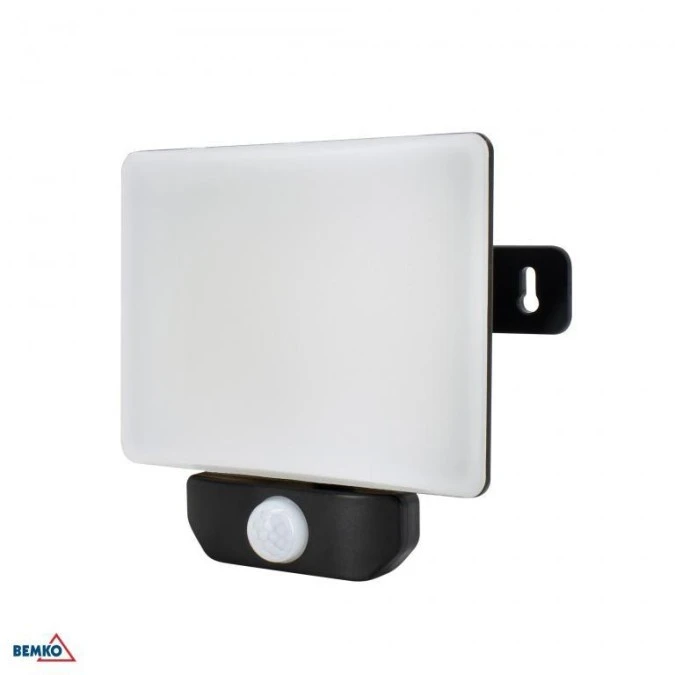 Naświetlacz LED LFX 30W 4000K 2700lm IP65 czarny z czujnikiem ruchu C65‑LFX‑030BL‑4K‑PIR - obrazek 1