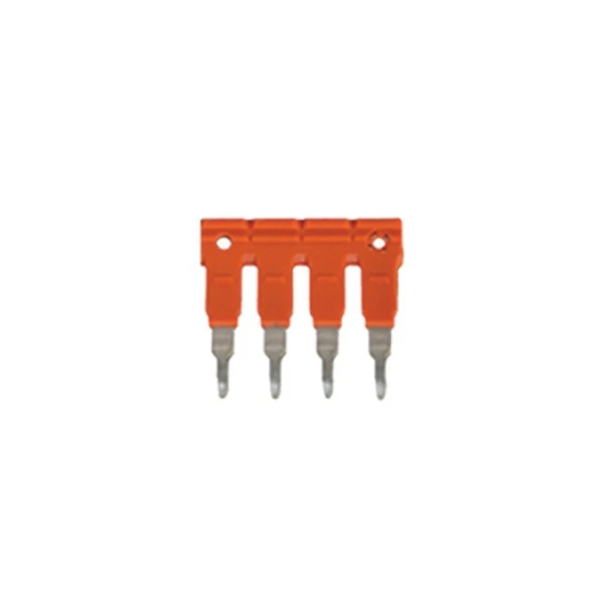 Mostek grzebieniowy MRK i OPK 4mm2 pomarańczowy 4 polowy, T0‑1932‑1060113 - obrazek 1