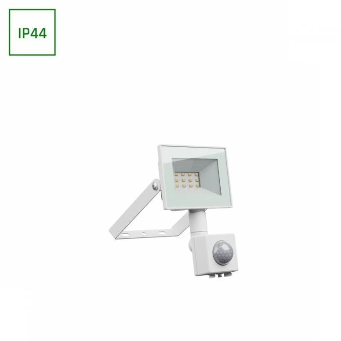Naświetlacz LED z czujnikiem PIR NOCTIS LUX 4 10W 750lm 4000K IP44 biały - obrazek 1