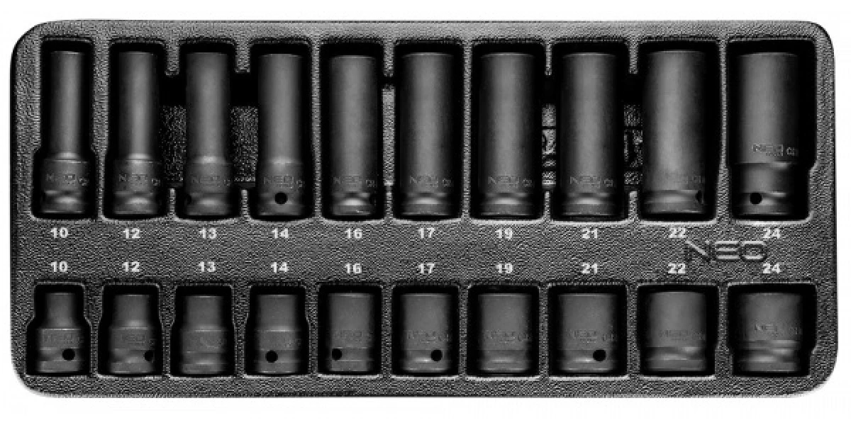 Nasadki udarowe 1/2 10‑24 mm /zestaw 20 szt./ 84‑241 - obrazek 1