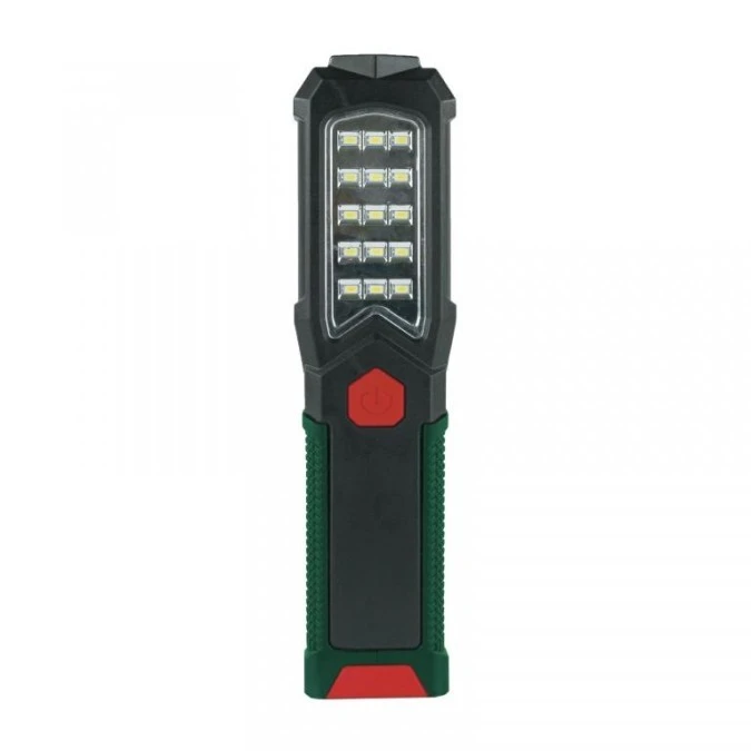 Naświetlacz akumulatorowy LED 400lm, 6500K, 1800MAh, 3 tryby + magnes, ziel‑czar / 47109