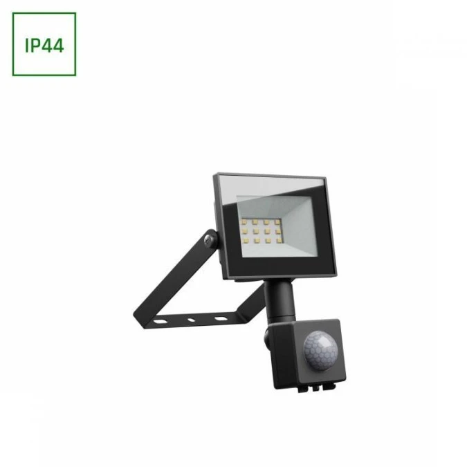 Naświetlacz LED z czujnikiem PIR NOCTIS LUX 4 10W 750lm 3000K IP44 czarny - obrazek 1
