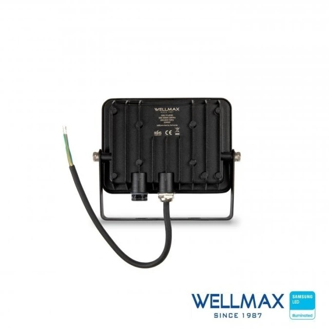Naświetlacz LED 30W 95lm/W 2850lm IP65 Zimna 6500K SAMSUNG / GOL1FLZ030 - obrazek 3